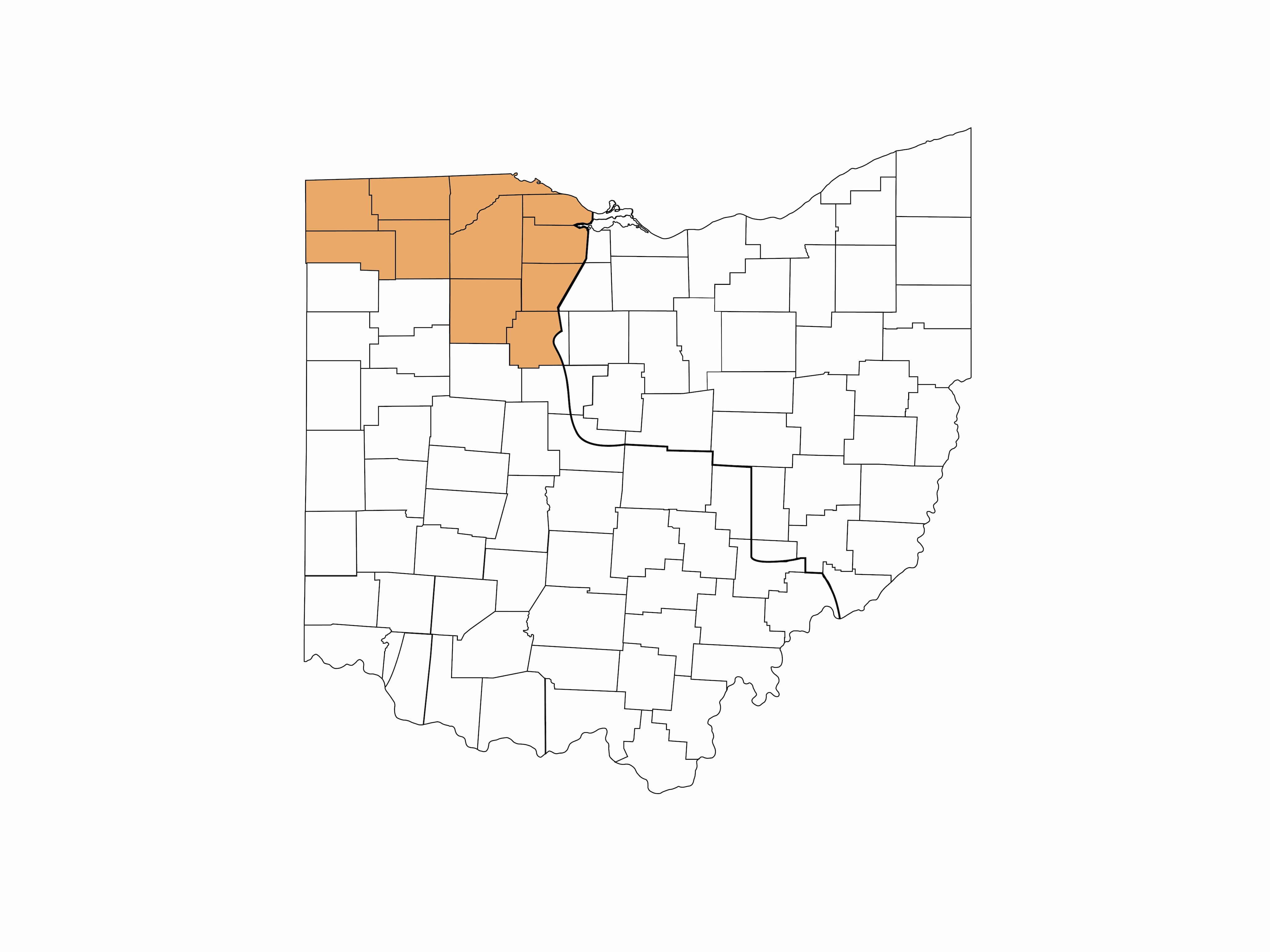 Maumee River District map