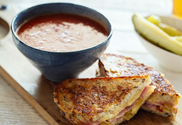 soup and sandwich