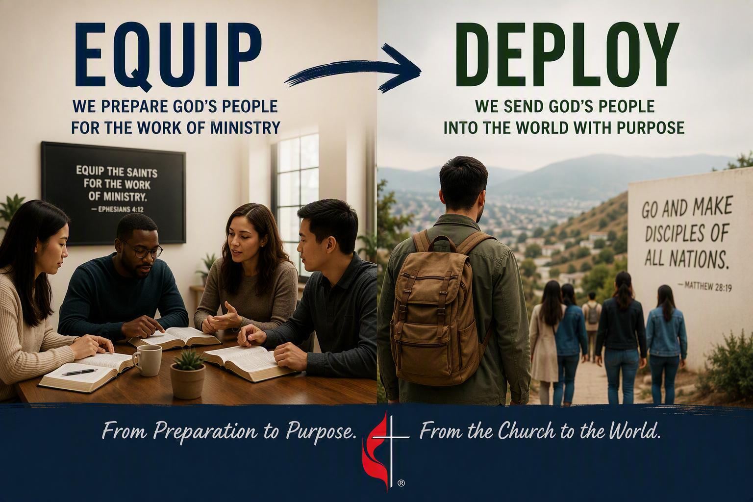 equip and deploy graphic