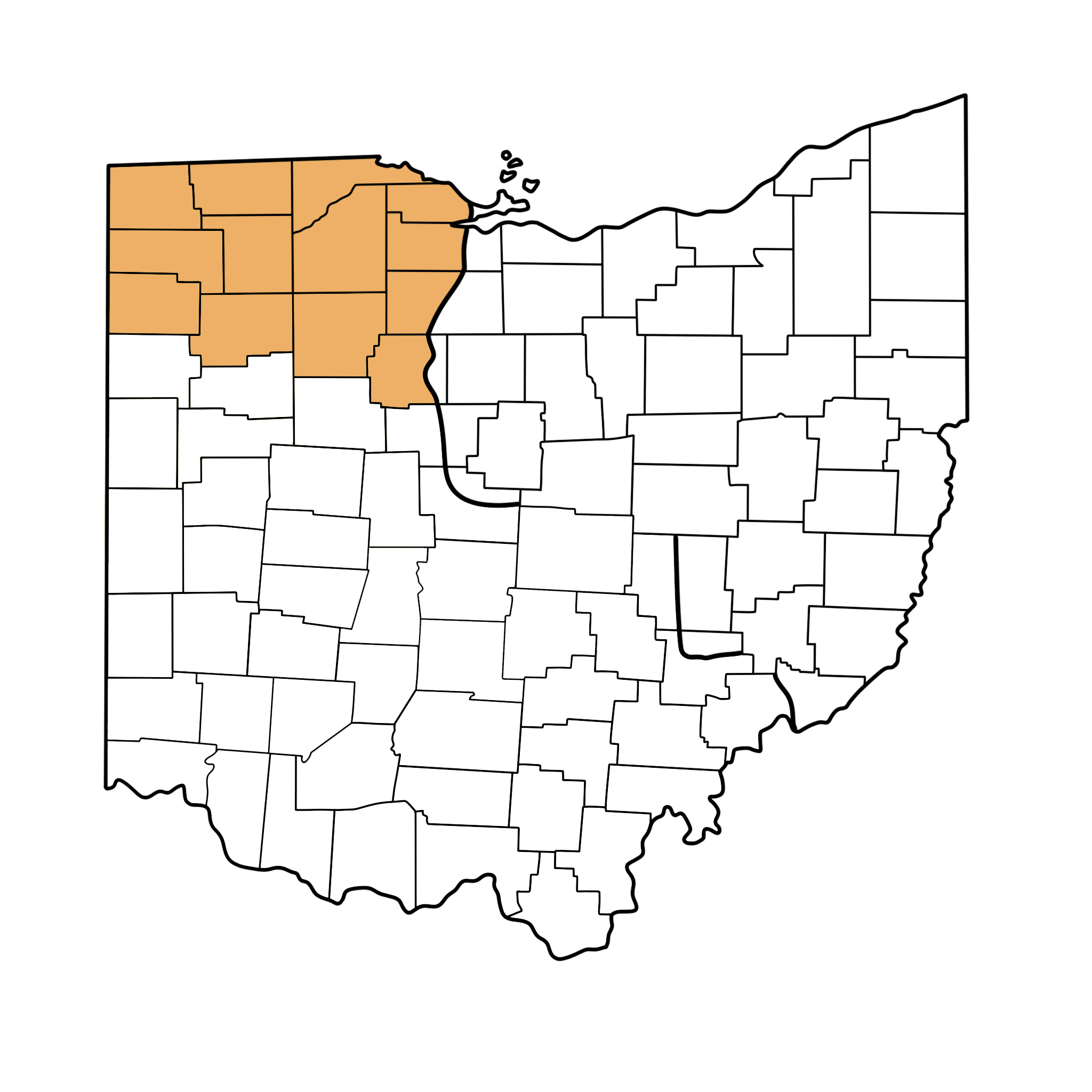 Maumee River District map