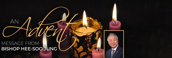 Bishop, candles, Advent