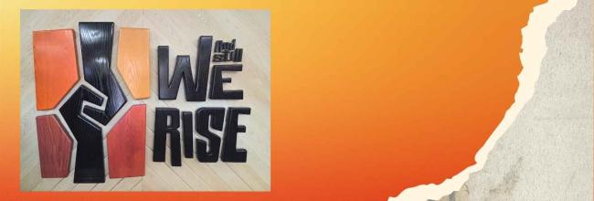 We Rise Banner Graphic